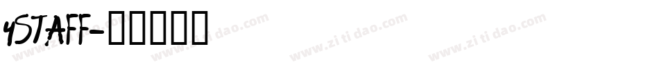4STAFF字体转换