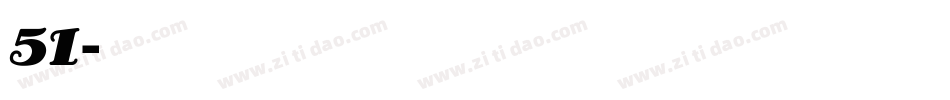 51字体转换