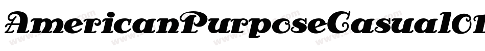 AmericanPurposeCasual01-G51O字体转换