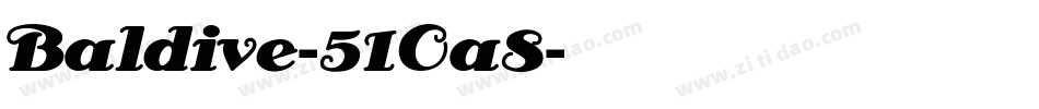 Baldive-51Oa8字体转换