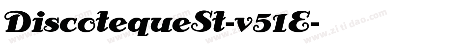 DiscotequeSt-v51E字体转换
