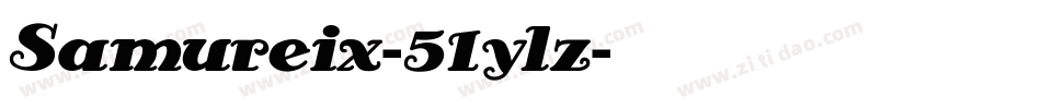 Samureix-51ylz字体转换
