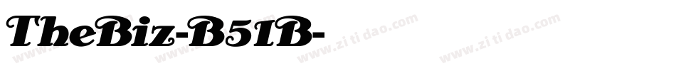 TheBiz-B51B字体转换