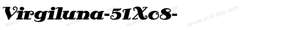 Virgiluna-51Xo8字体转换