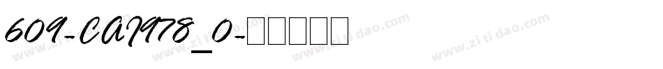609-CAI978_0字体转换