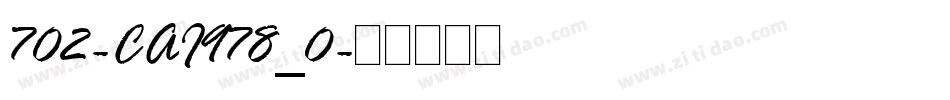 702-CAI978_0字体转换