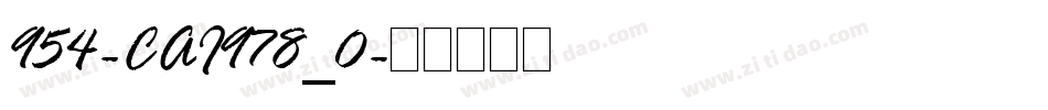 954-CAI978_0字体转换
