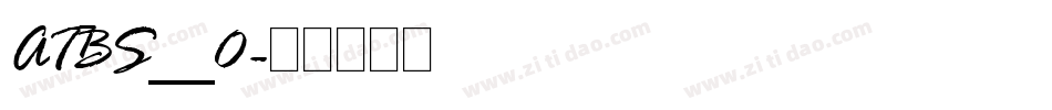ATBS__0字体转换