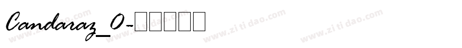 Candaraz_0字体转换