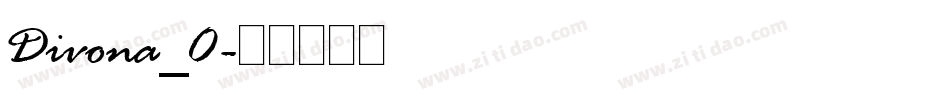 Divona_0字体转换