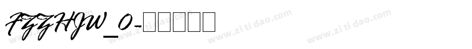 FZZHJW_0字体转换
