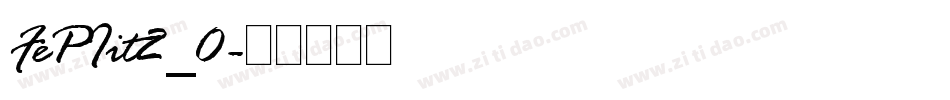 FePIit2_0字体转换