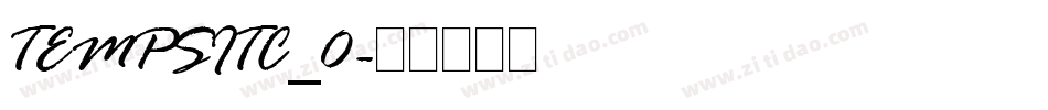TEMPSITC_0字体转换
