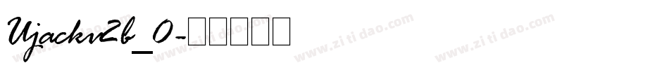Ujackv2b_0字体转换