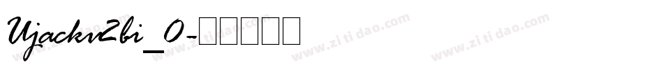 Ujackv2bi_0字体转换