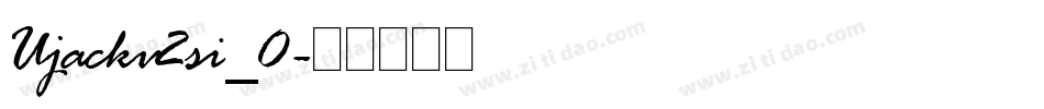 Ujackv2si_0字体转换