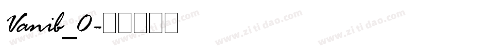Vanib_0字体转换