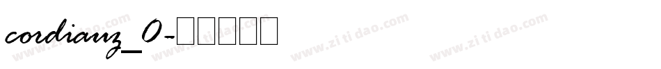 cordiauz_0字体转换