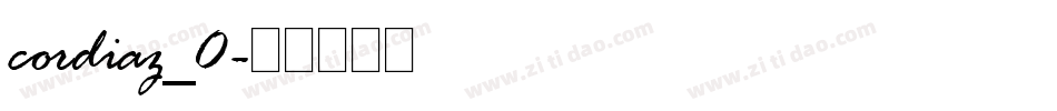 cordiaz_0字体转换