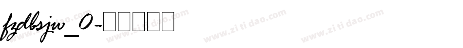 fzdbsjw_0字体转换