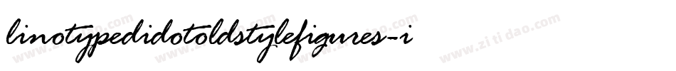 linotypedidotoldstylefigures-italic_0字体转换