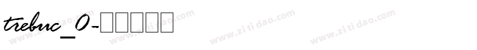 trebuc_0字体转换