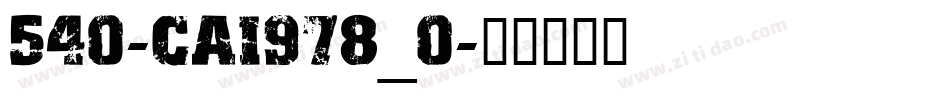 540-CAI978_0字体转换