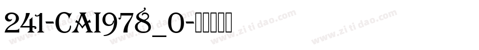 241-CAI978_0字体转换
