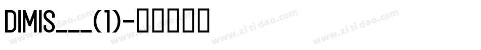DIMIS___(1)字体转换