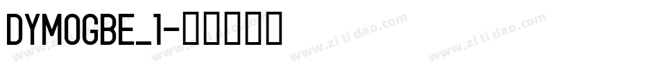 DYMOGBE_1字体转换