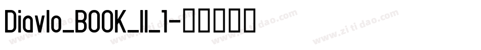 Diavlo_BOOK_II_1字体转换