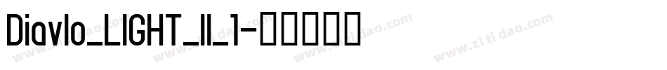 Diavlo_LIGHT_II_1字体转换