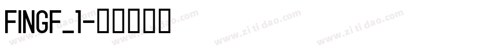 FINGF_1字体转换