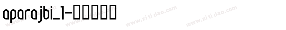 aparajbi_1字体转换