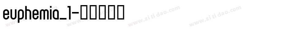 euphemia_1字体转换