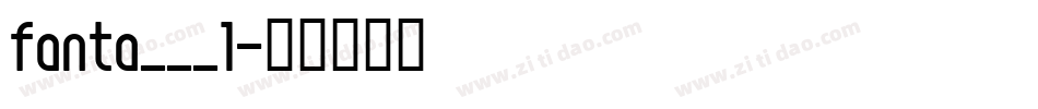 fanta___1字体转换