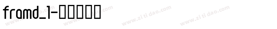 framd_1字体转换
