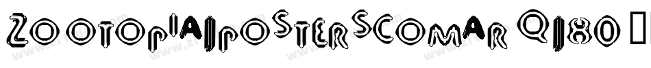 ZootopiaJposterscomar-qJ80字体转换