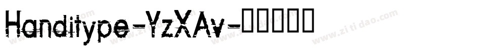 Handitype-YzXAv字体转换