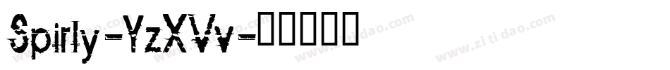 Spirly-YzXVv字体转换