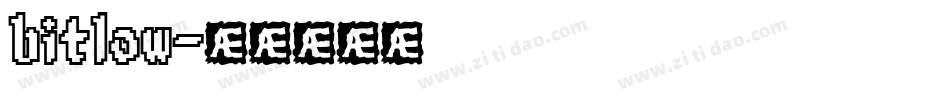 bitlow字体转换