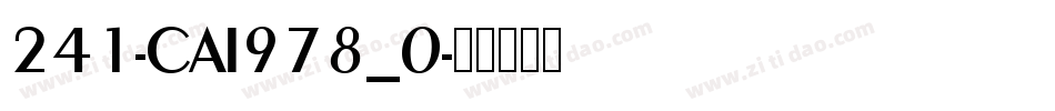 241-CAI978_0字体转换