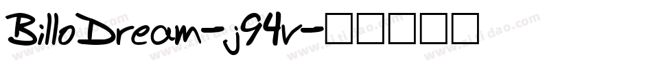 BilloDream-j94v字体转换