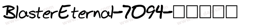 BlasterEternal-7O94字体转换