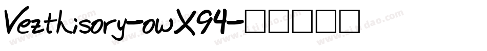 Vezthisory-owX94字体转换
