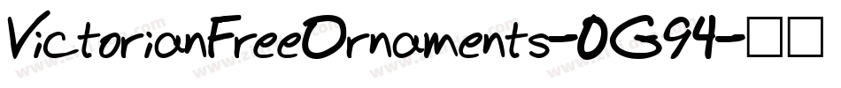 VictorianFreeOrnaments-0G94字体转换