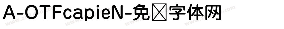 A-OTFcapieN字体转换
