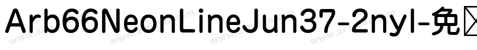 Arb66NeonLineJun37-2nyl字体转换