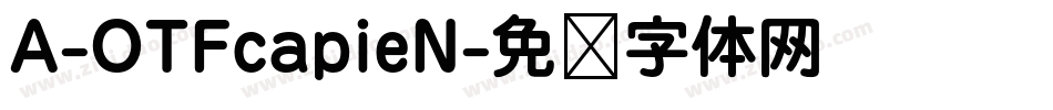 A-OTFcapieN字体转换