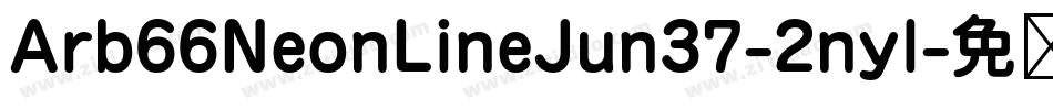 Arb66NeonLineJun37-2nyl字体转换